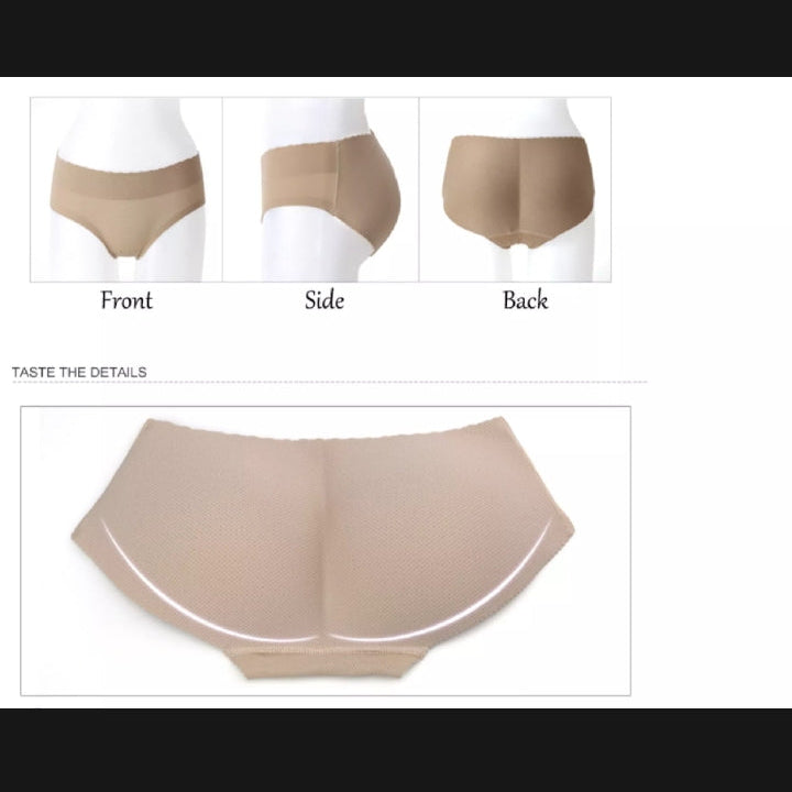 padded panty underwear hip shaper women seamless