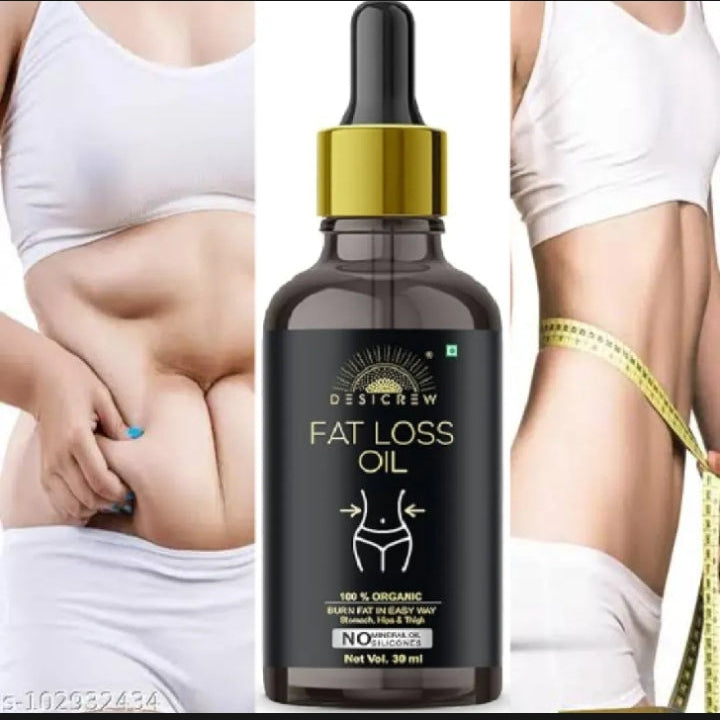 Desi Crew oil  fat loss oil for women/ belly fat reduce oil/ weight loss massage oil