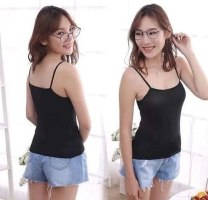 Daily Wear Cotton Camisole ( PACK OF 3) black,white,skin