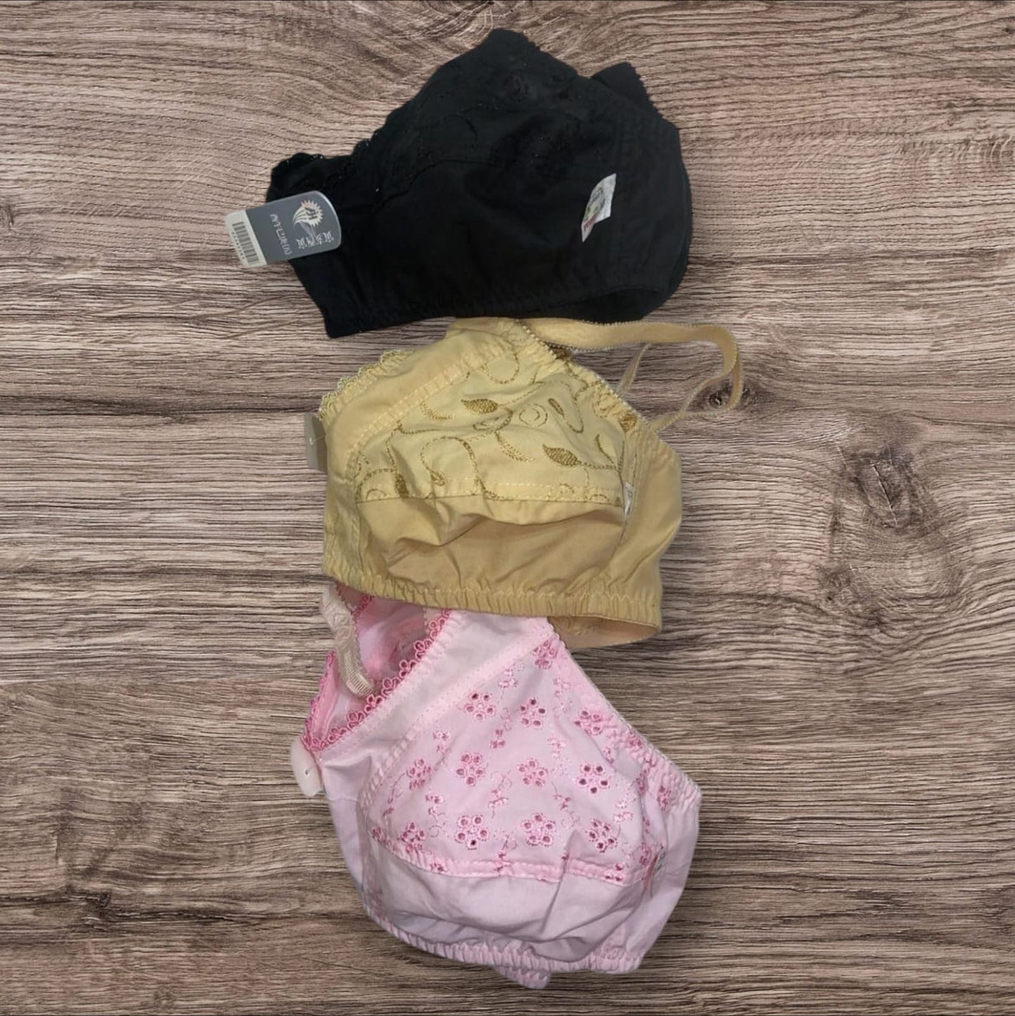 New Pack Of 4 Cotton Bliss High Quality Non Padded Bras