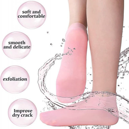 Silicon Foot Care ,Foot  Silicone Sock,  For Dry Cracked Feet Heel