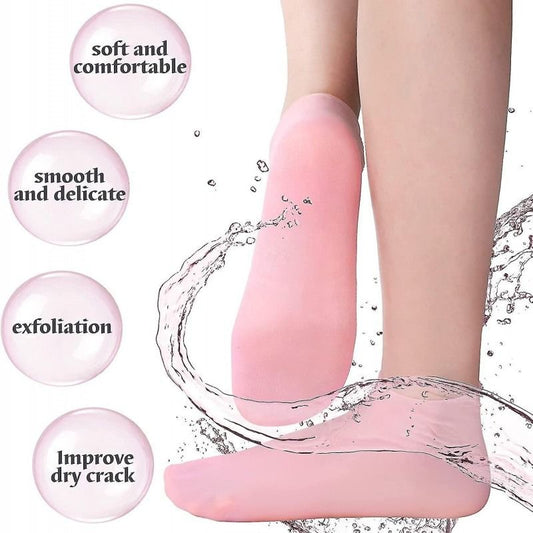 Silicon Foot Care ,Foot  Silicone Sock,  For Dry Cracked Feet Heel
