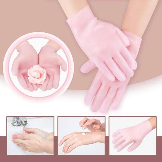 Silicone Gel Moisturizing Gloves silicone hand gloves